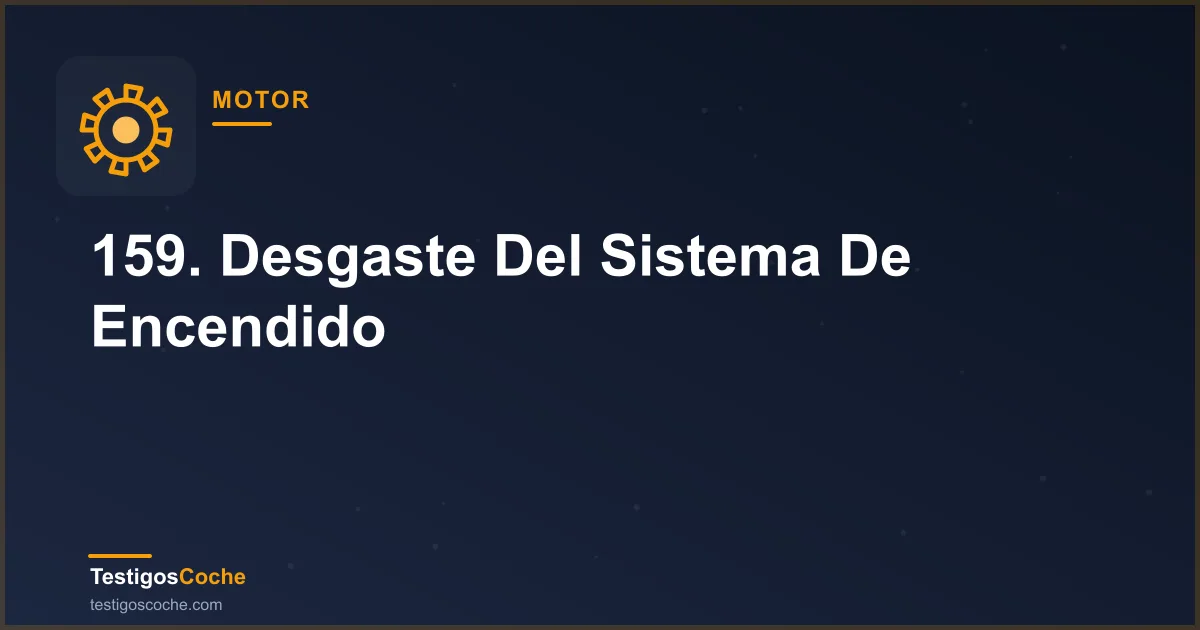 159. Desgaste Del Sistema De Encendido