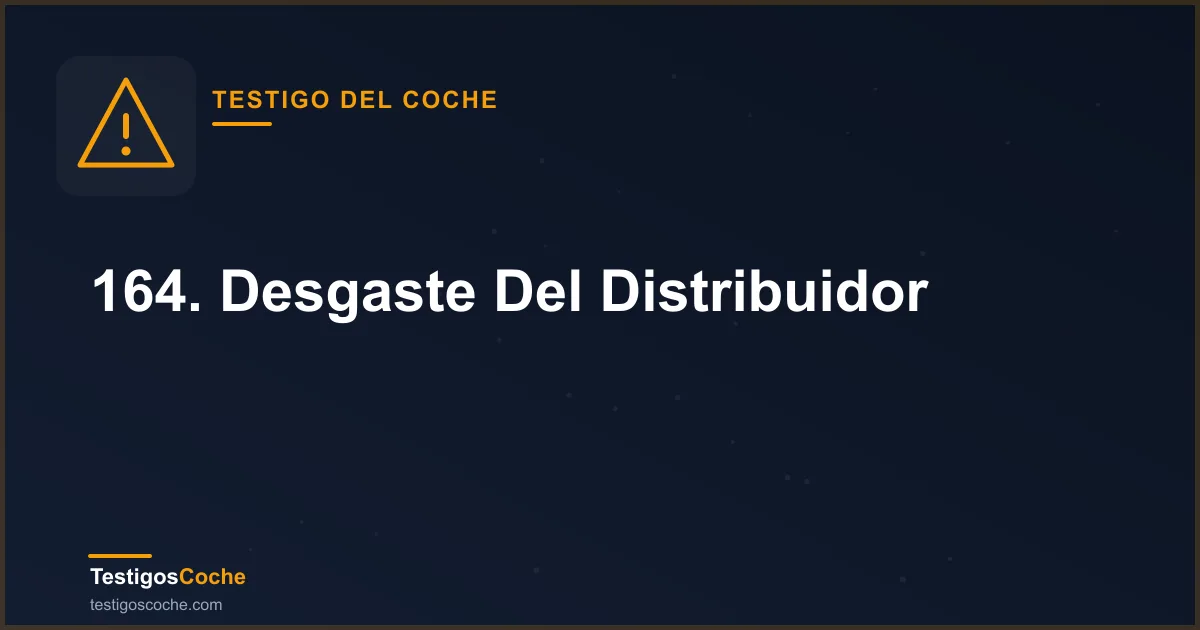 164. Desgaste Del Distribuidor