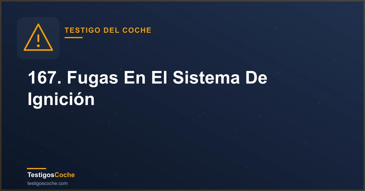 167. Fugas En El Sistema De Ignición