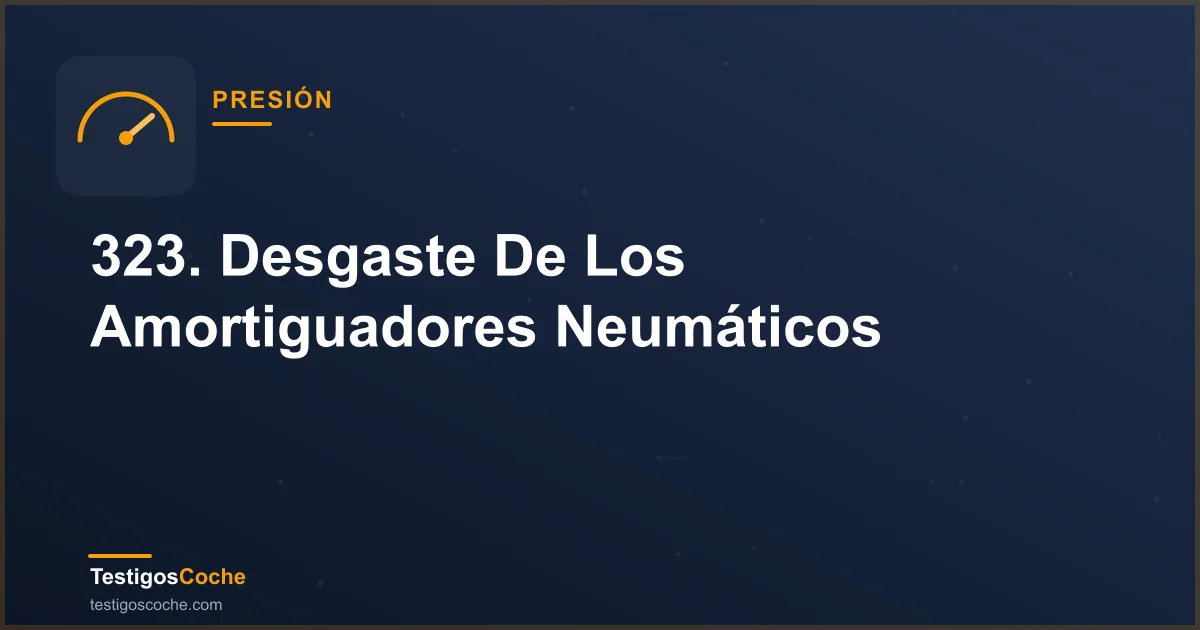 323. Desgaste De Los Amortiguadores Neumáticos