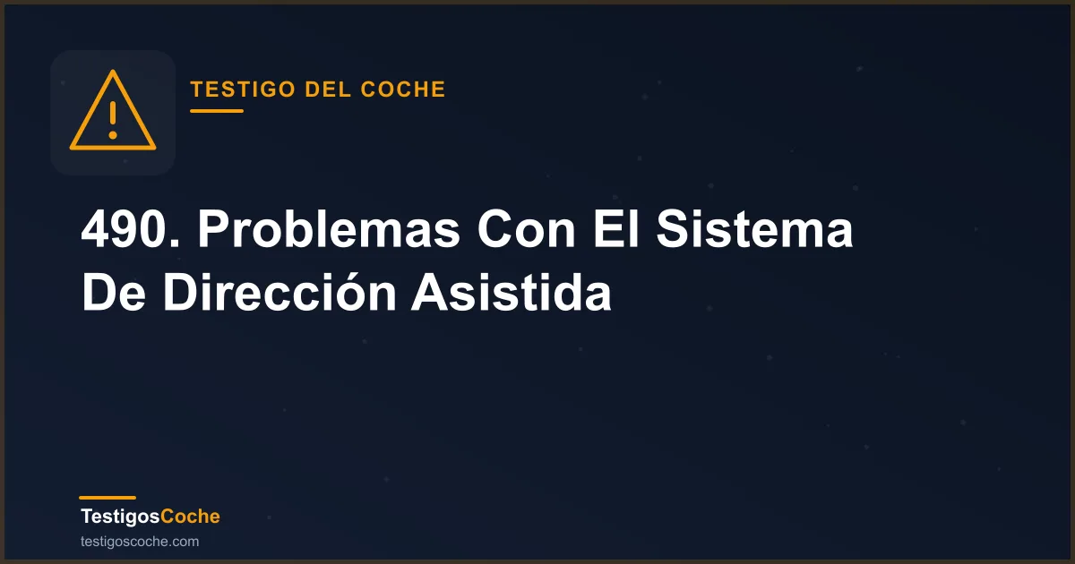 490. Problemas Con El Sistema De Dirección Asistida