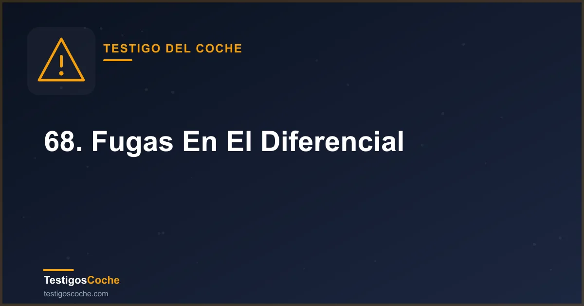 68. Fugas En El Diferencial
