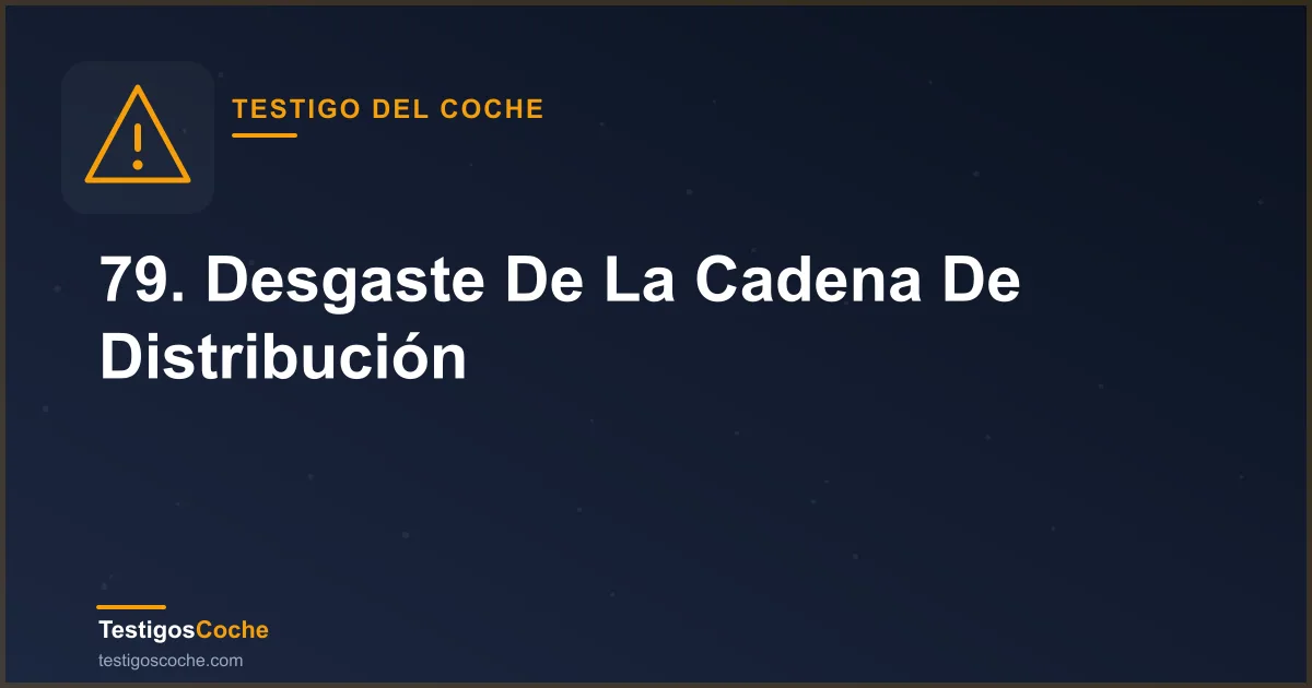 79. Desgaste De La Cadena De Distribución