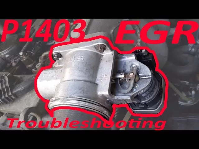 Código P1403: Sensor EGR Diferencia de Control - Guía Completa