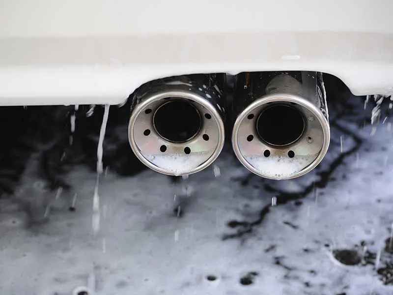 Beneficios y precauciones al beber agua del tubo de escape de un coche de pila de combustible